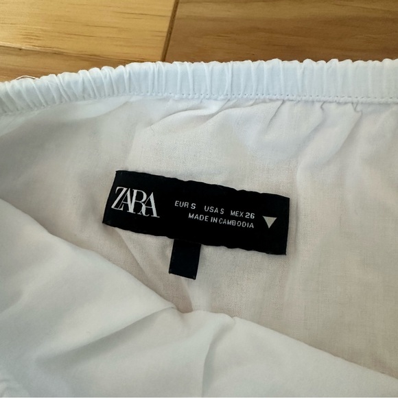 Zara lace linen shorts white - Picture 3 of 3